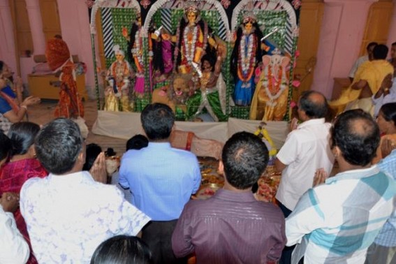 State sponsors Tripura's Durga Puja, thanks to ex-royals